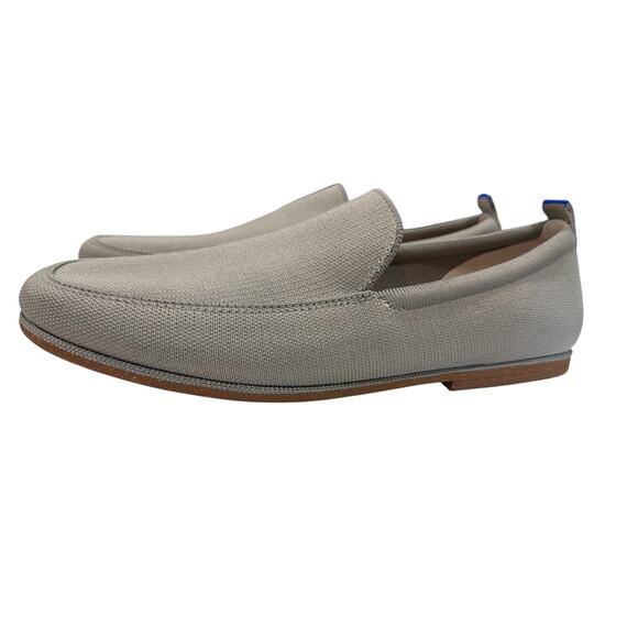 Rothy\'s Ravelo light grey knit loafers Mens Sz 11 rubber outsole Casual Preppy main image 5